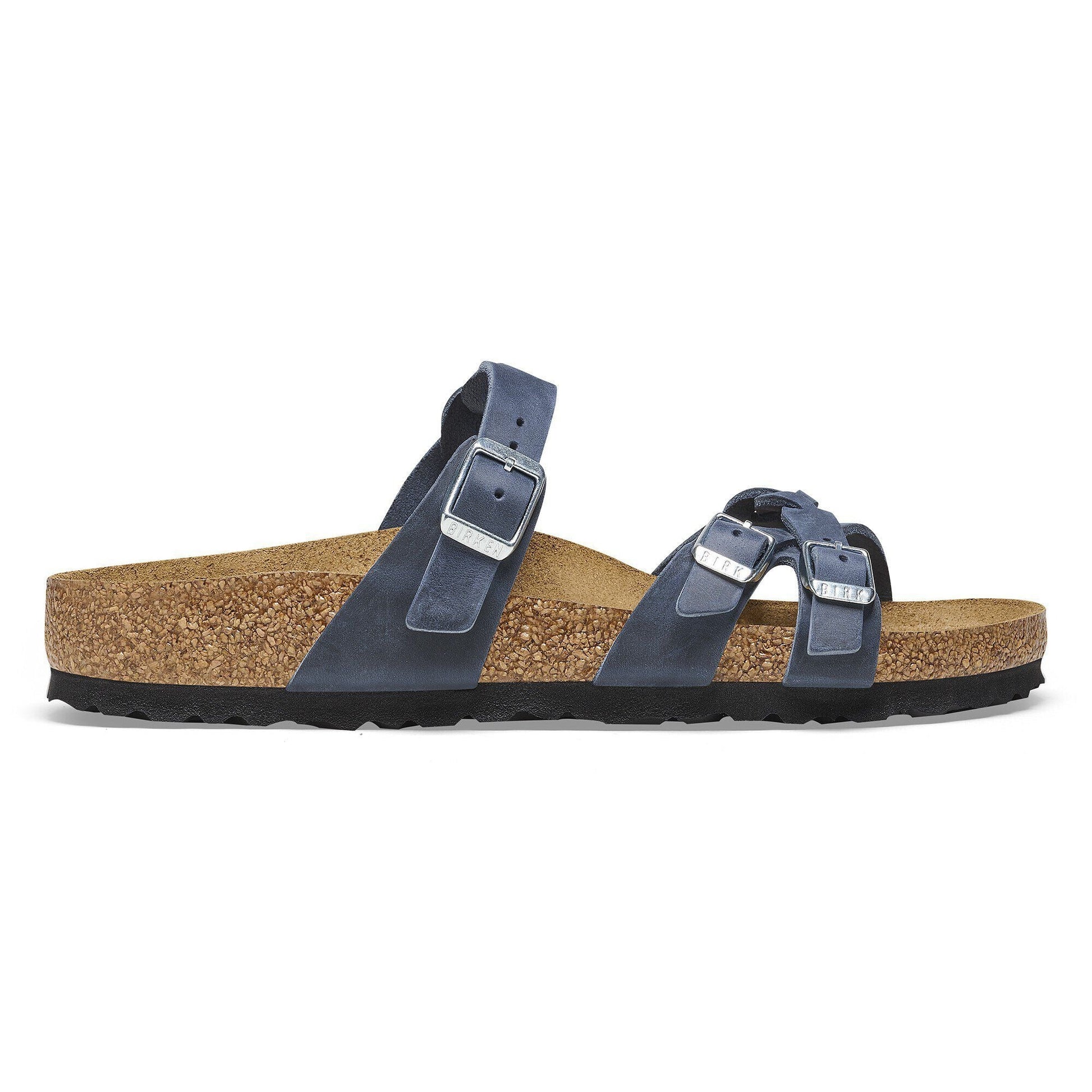 Franca Braided | Oiled Leather | Navy - sandals - Birkenstock
