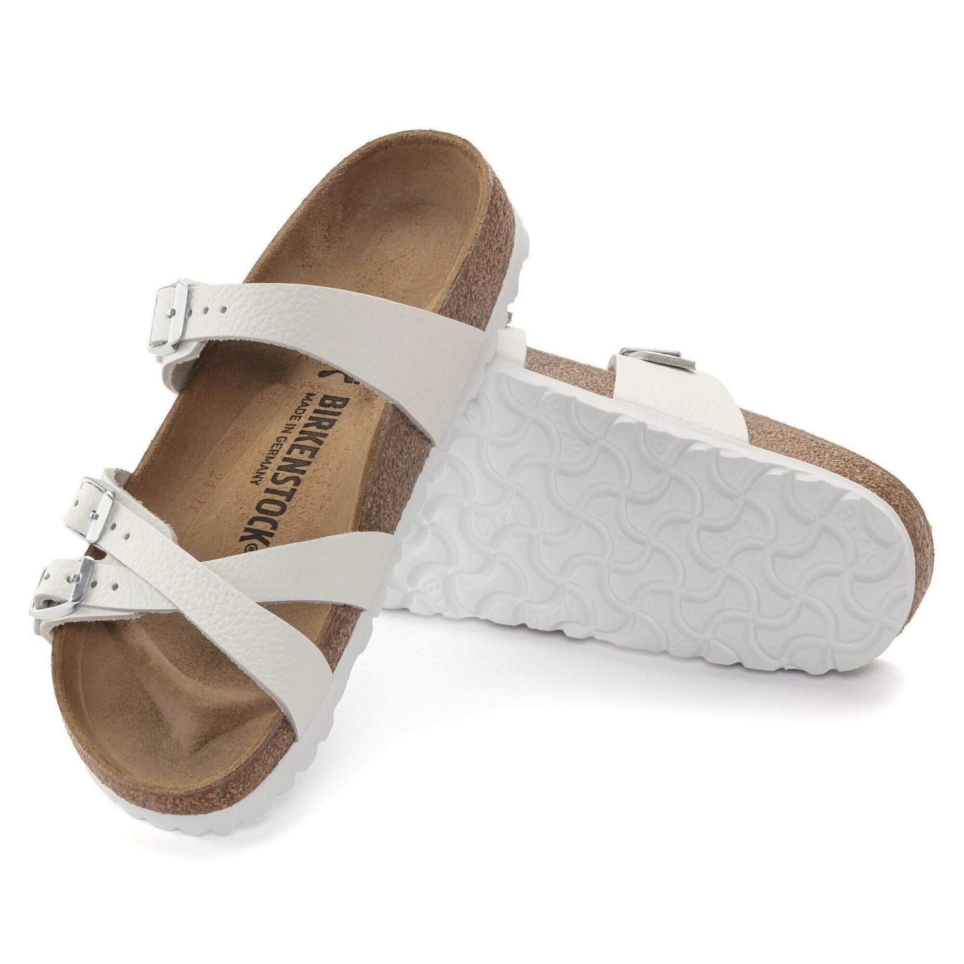 Franca | Leather | White - sandals - Birkenstock