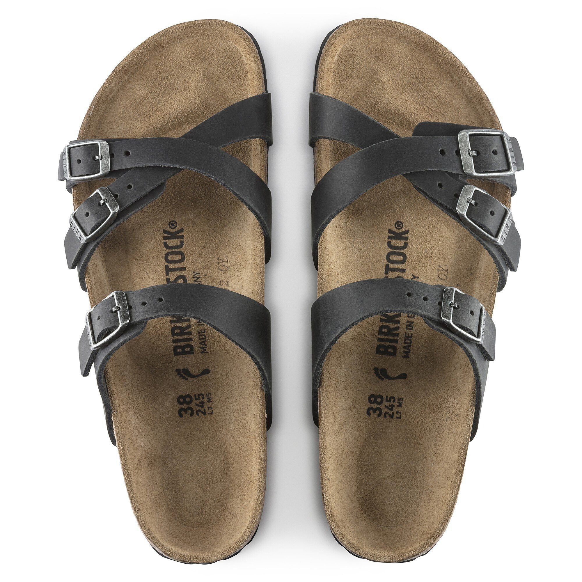 Franca | Oiled Leather | Black – Birkenstock Midtown