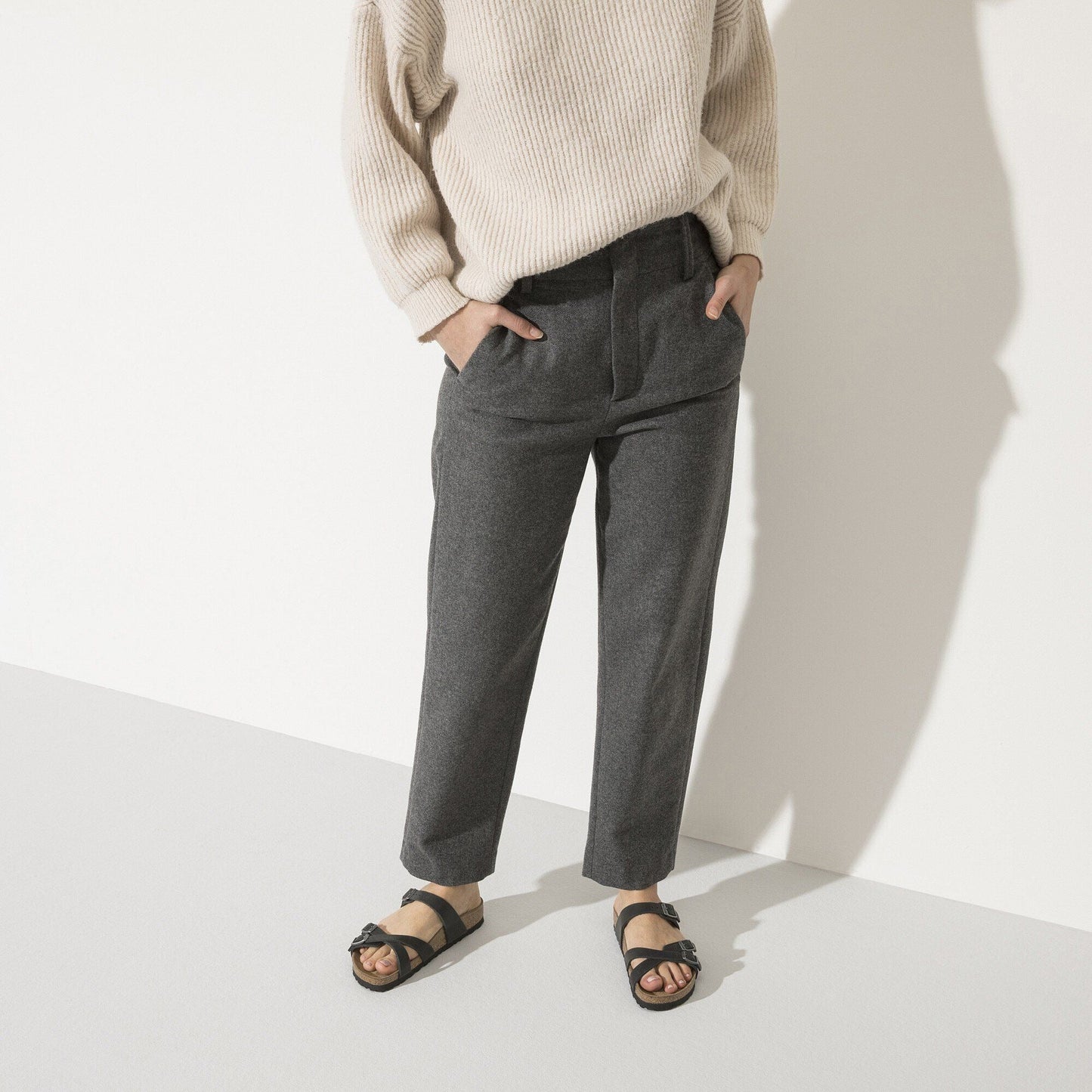 Franca | Oiled Leather | Black - sandals - Birkenstock