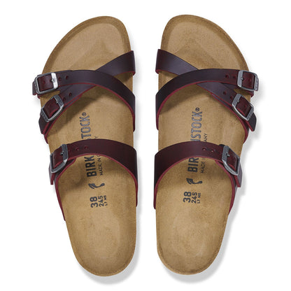 Franca | Oiled Leather | Zinfandel - Sandals - Birkenstock