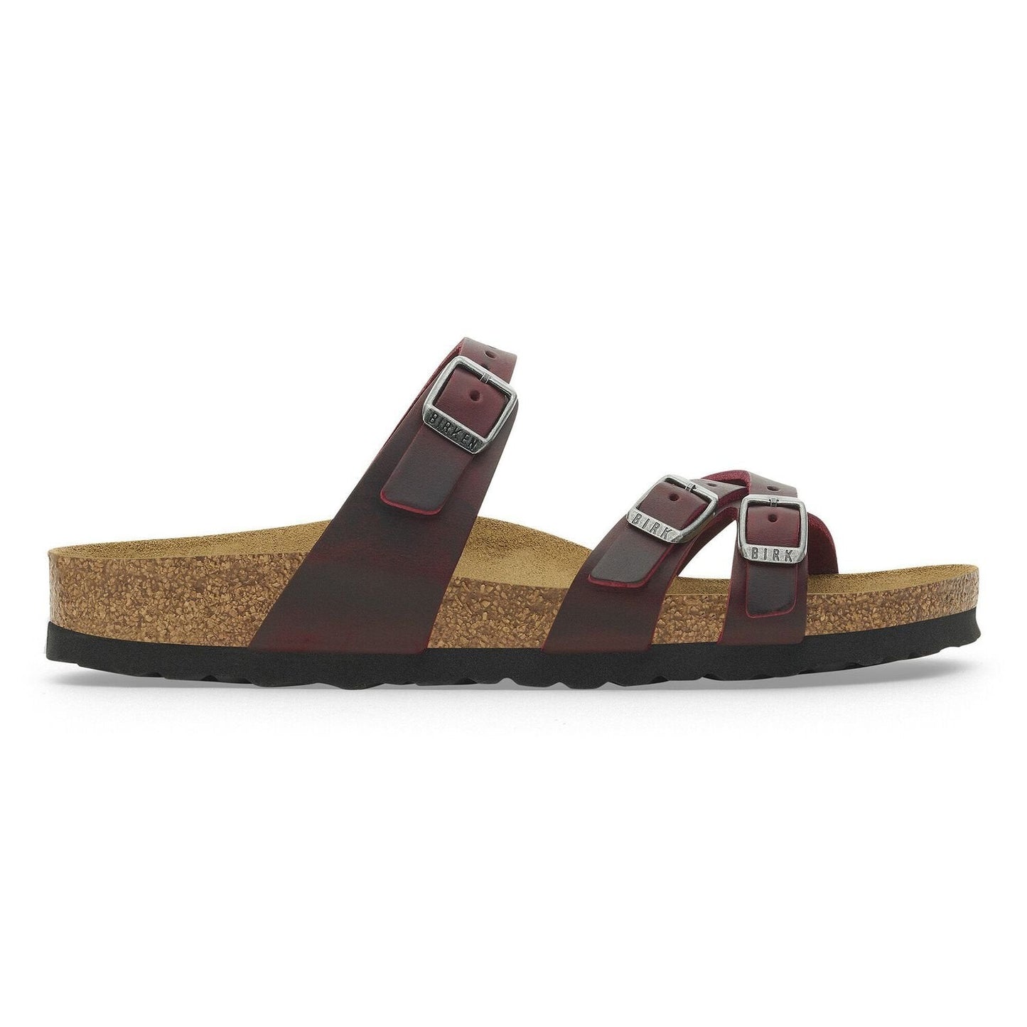 Franca | Oiled Leather | Zinfandel - Sandals - Birkenstock