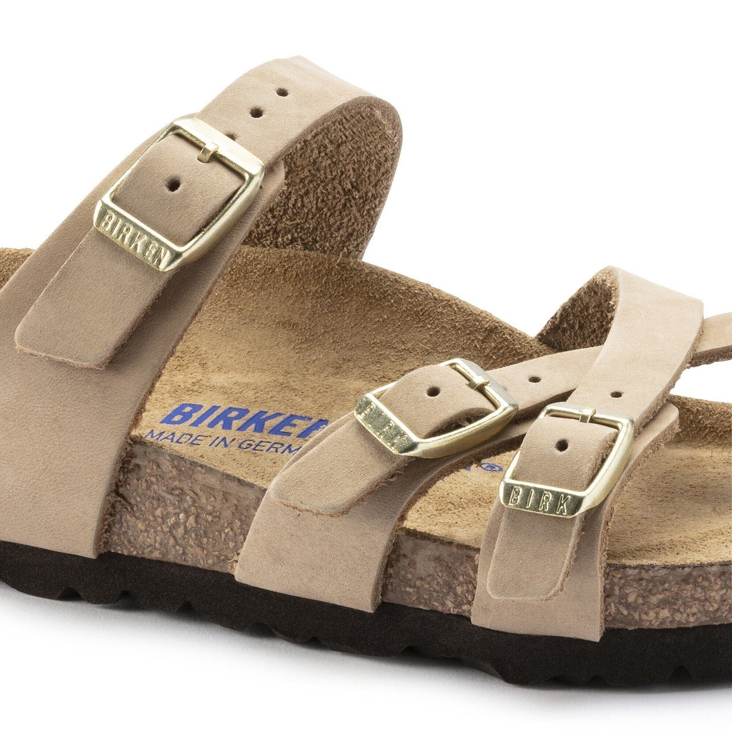 Franca | Soft Footbed | Nubuck Leather | Sandcastle - sandals - Birkenstock