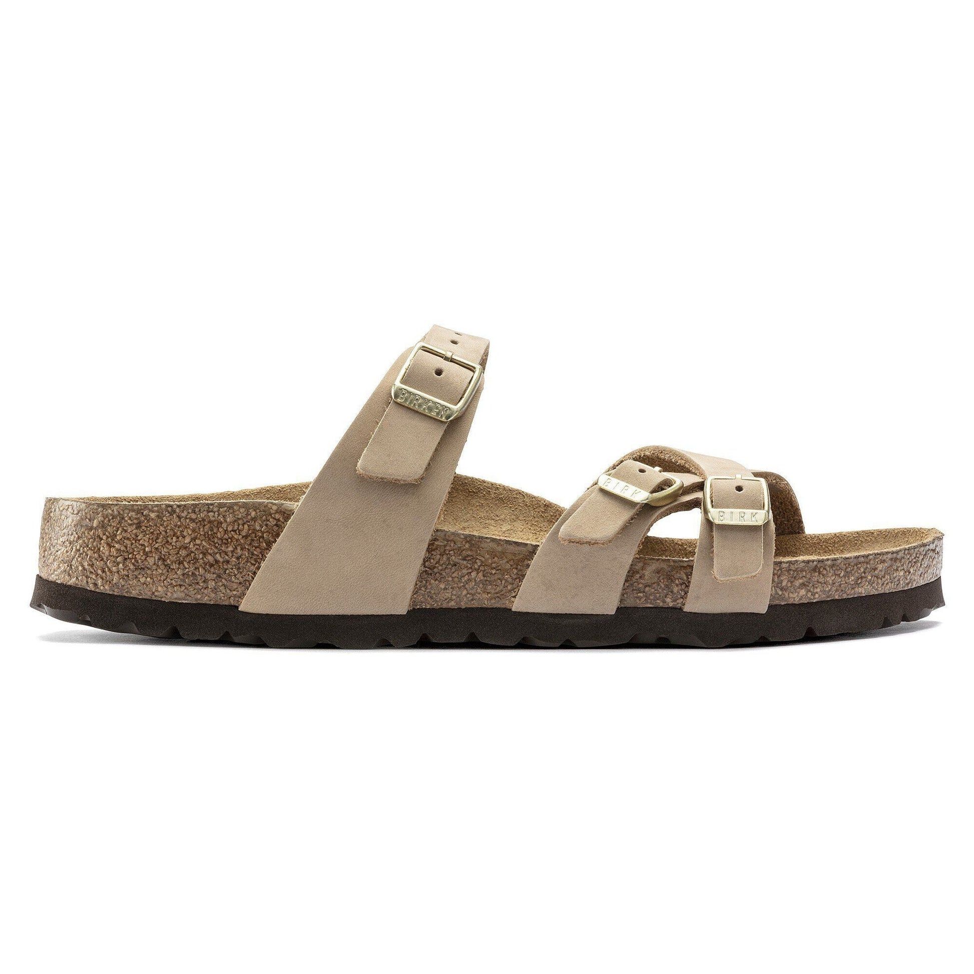 Franca | Soft Footbed | Nubuck Leather | Sandcastle - sandals - Birkenstock
