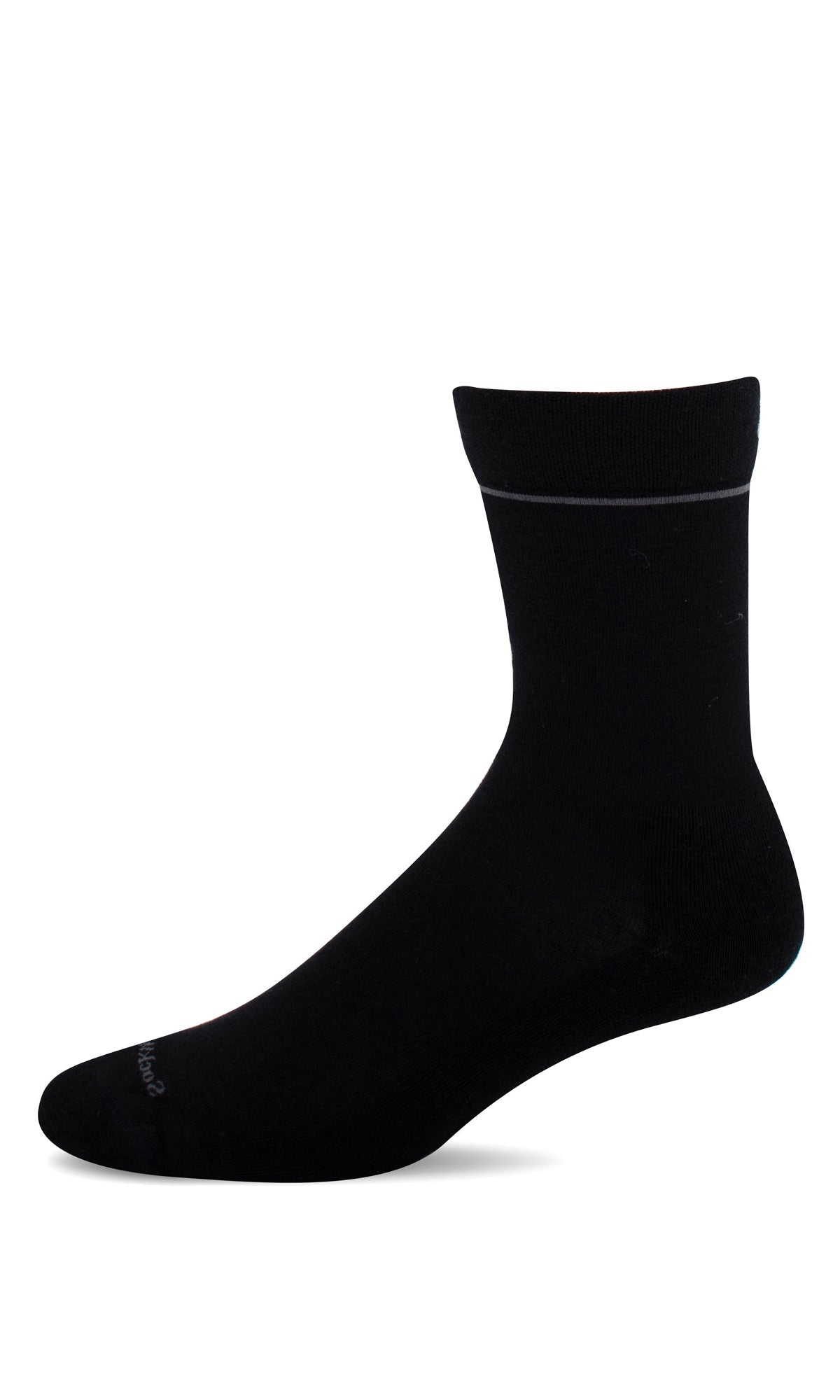 Free N' Easy | Women | Relaxed Fit | Black - Socks - Sockwell