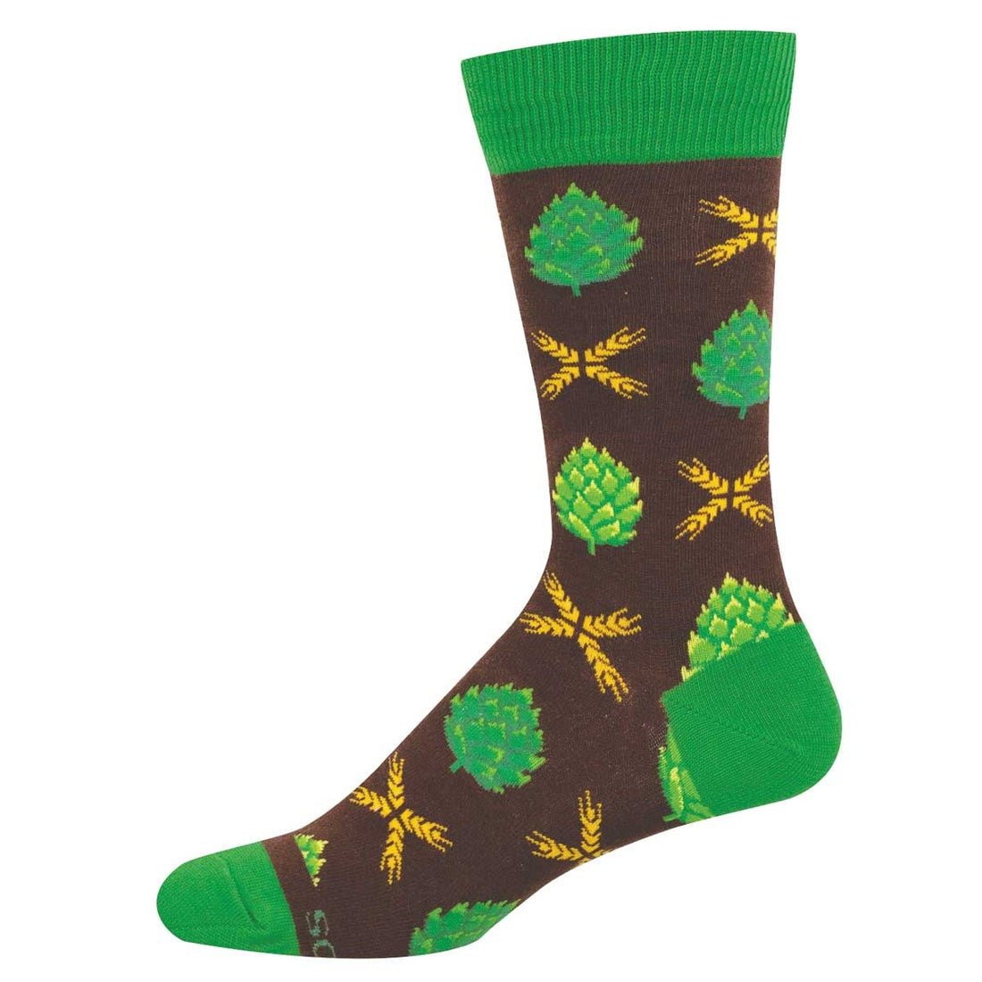 Fresh Hops | Men | Brown - socks - Socksmith
