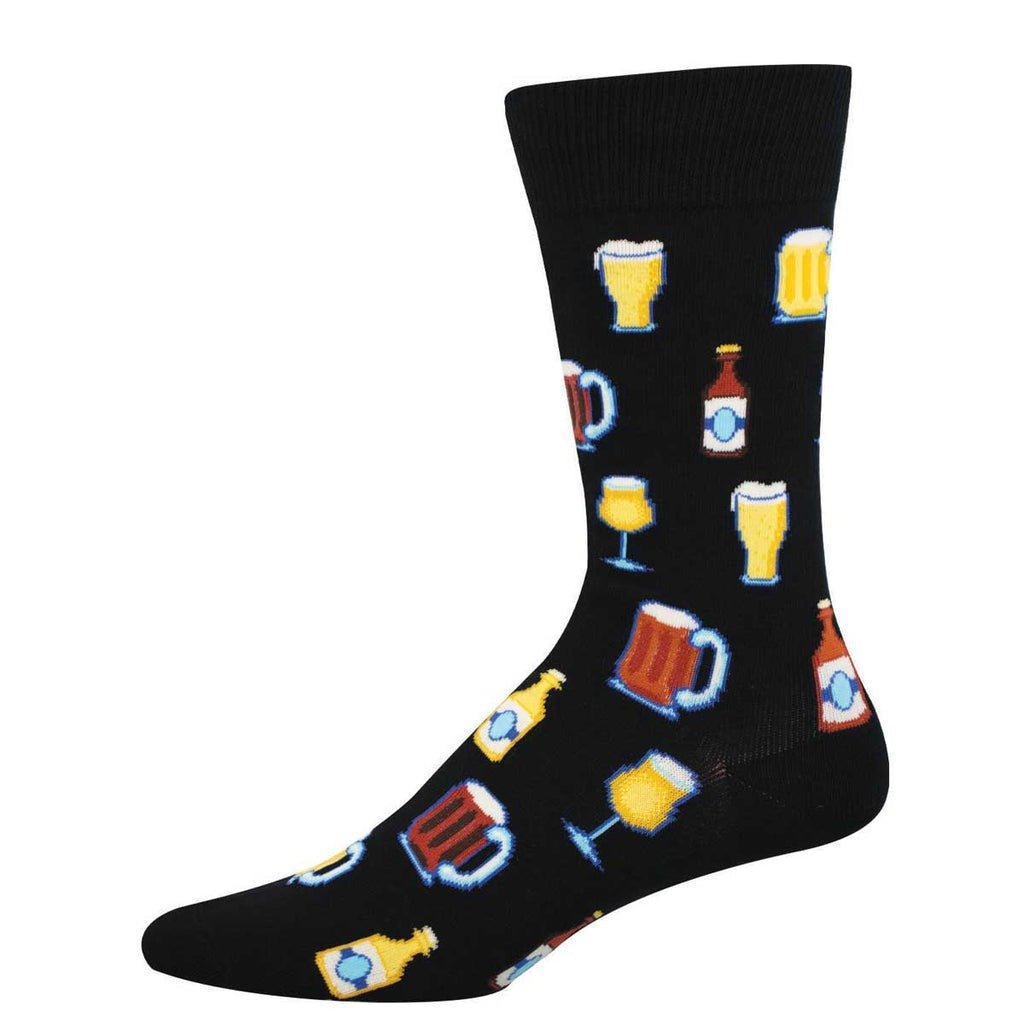 Get Your Beer Glasses On | Men | Black - socks - Socksmith