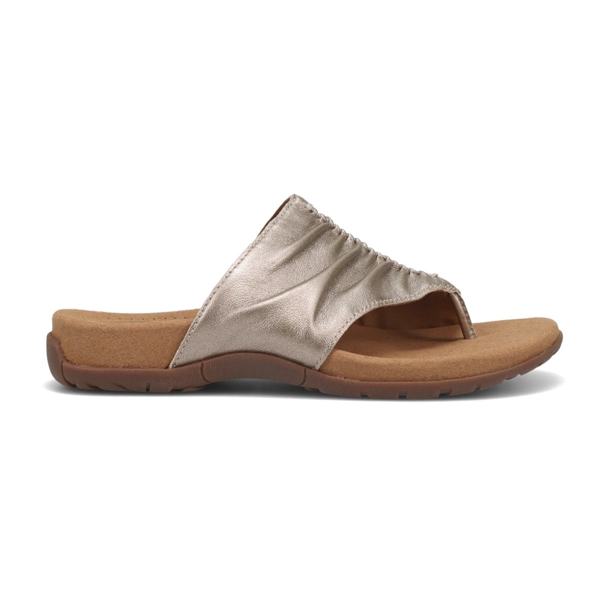 Gift 2 | Leather | Champagne - sandals - Taos