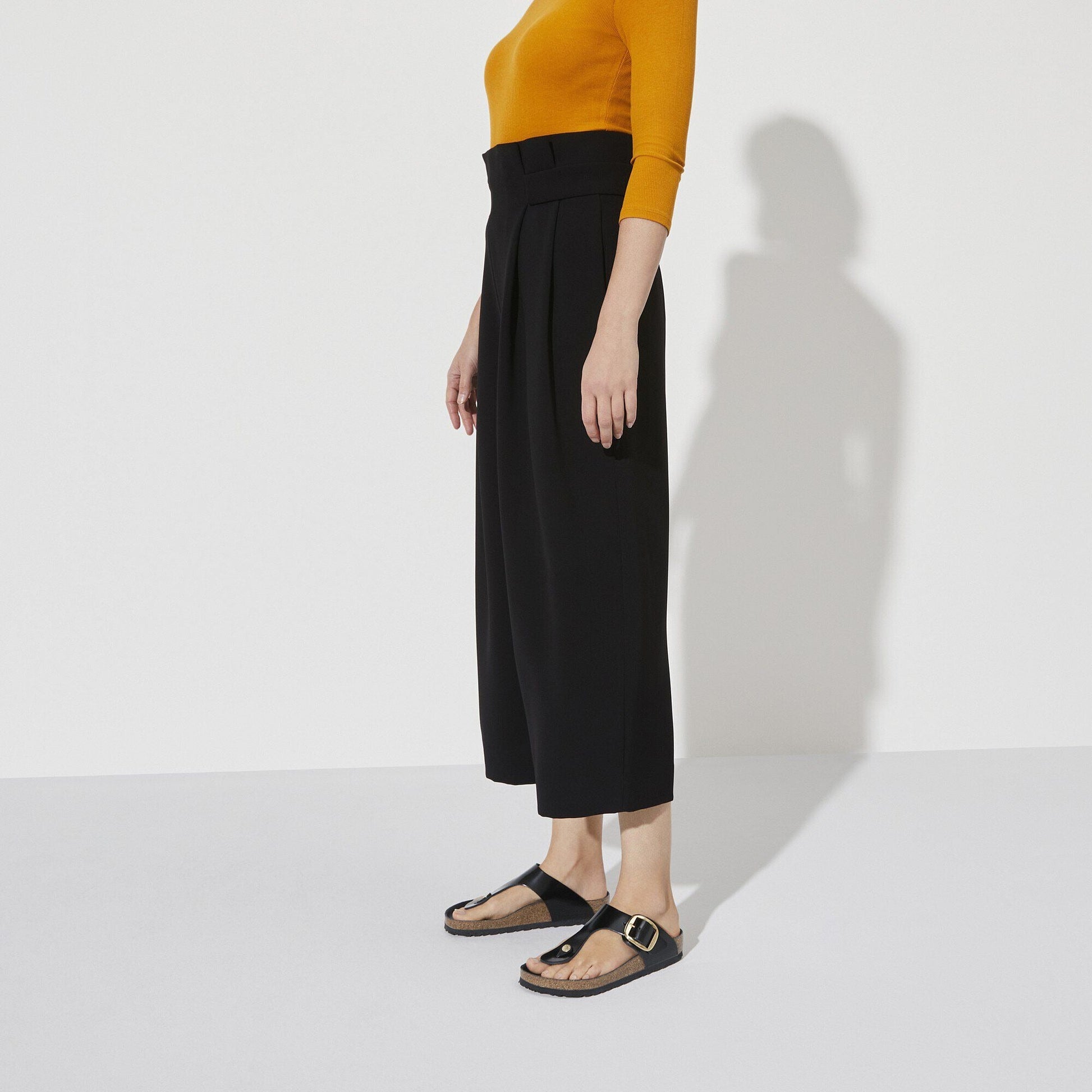 Gizeh Big Buckle | High - Shine Patent Leather | Black - sandals - Birkenstock