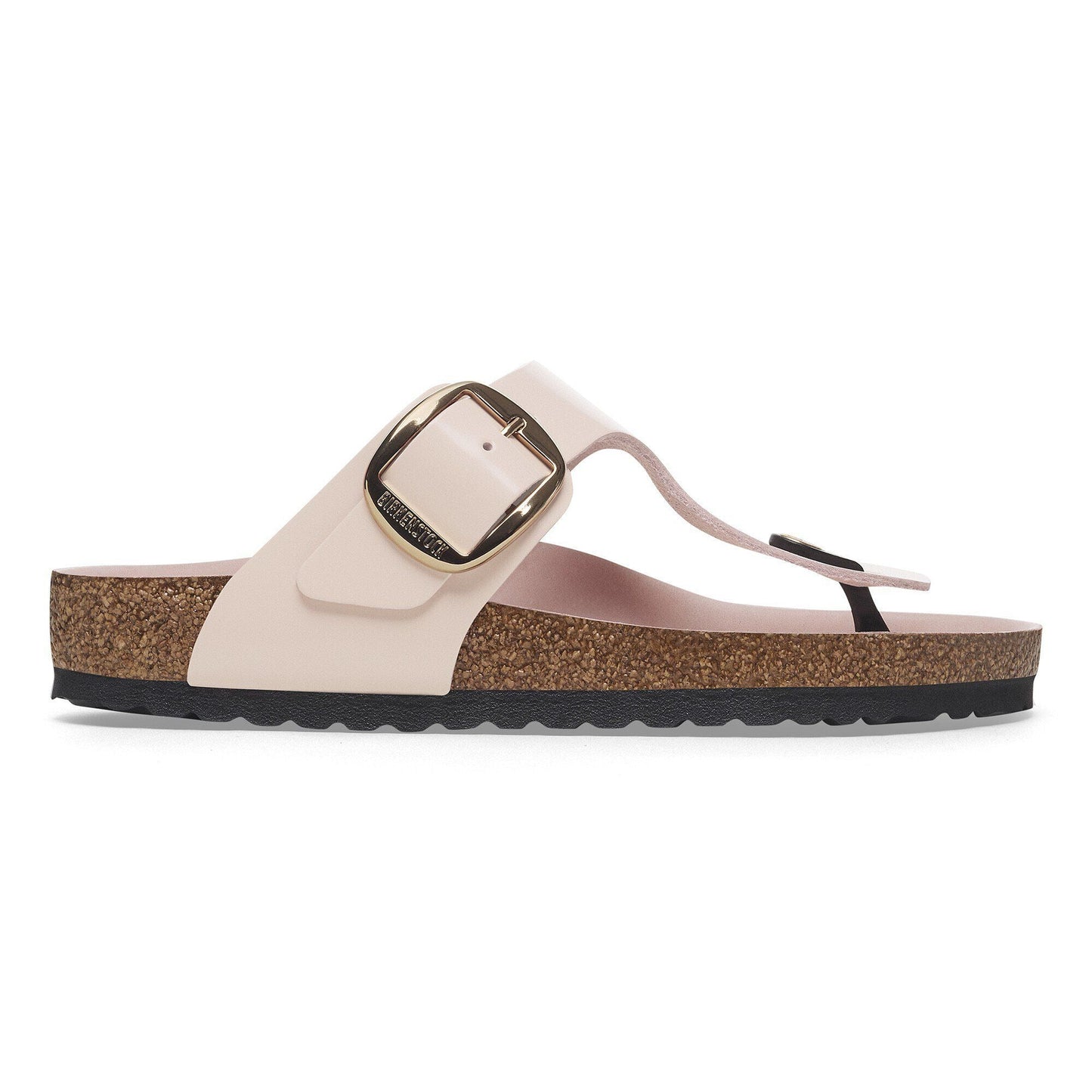 Gizeh Big Buckle | High - Shine Patent Leather | Light Rose - sandals - Birkenstock