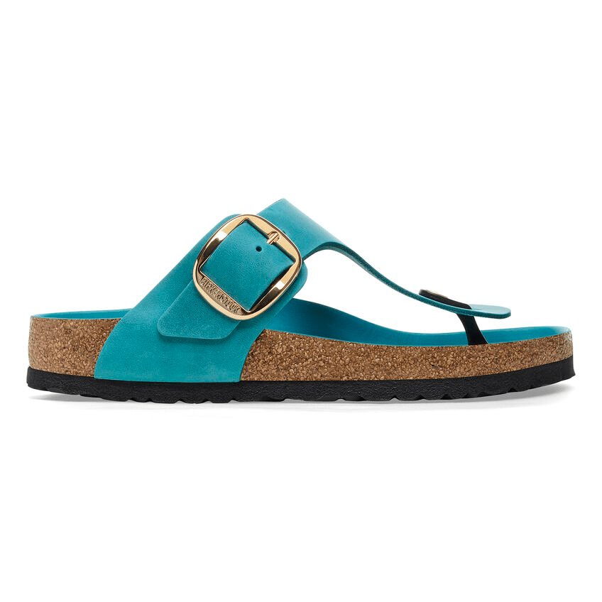 Gizeh Big Buckle | Oiled Leather | Biscay Bay - Sandals - Birkenstock