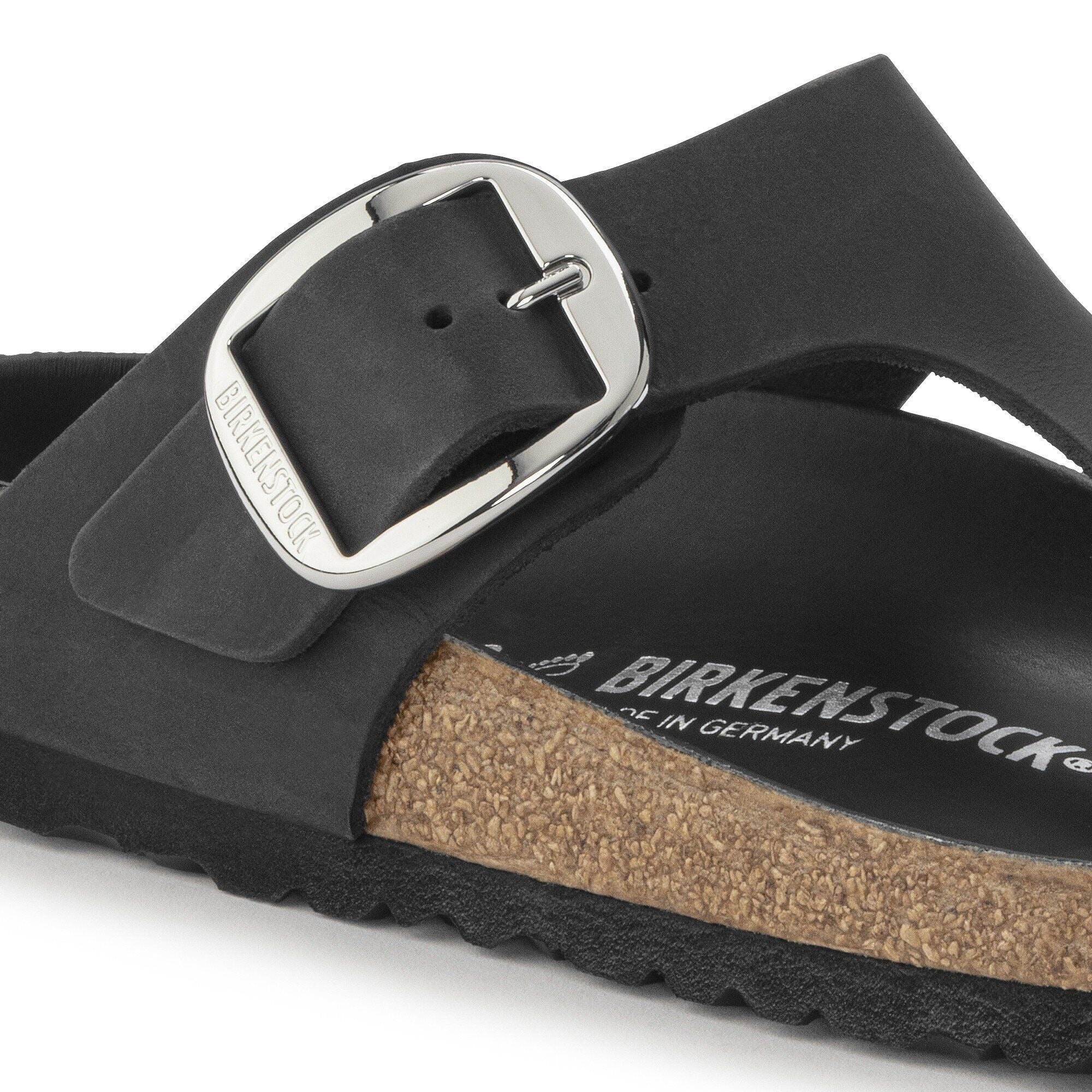 Gizeh Big Buckle | Oiled Leather | Black – Birkenstock Midtown
