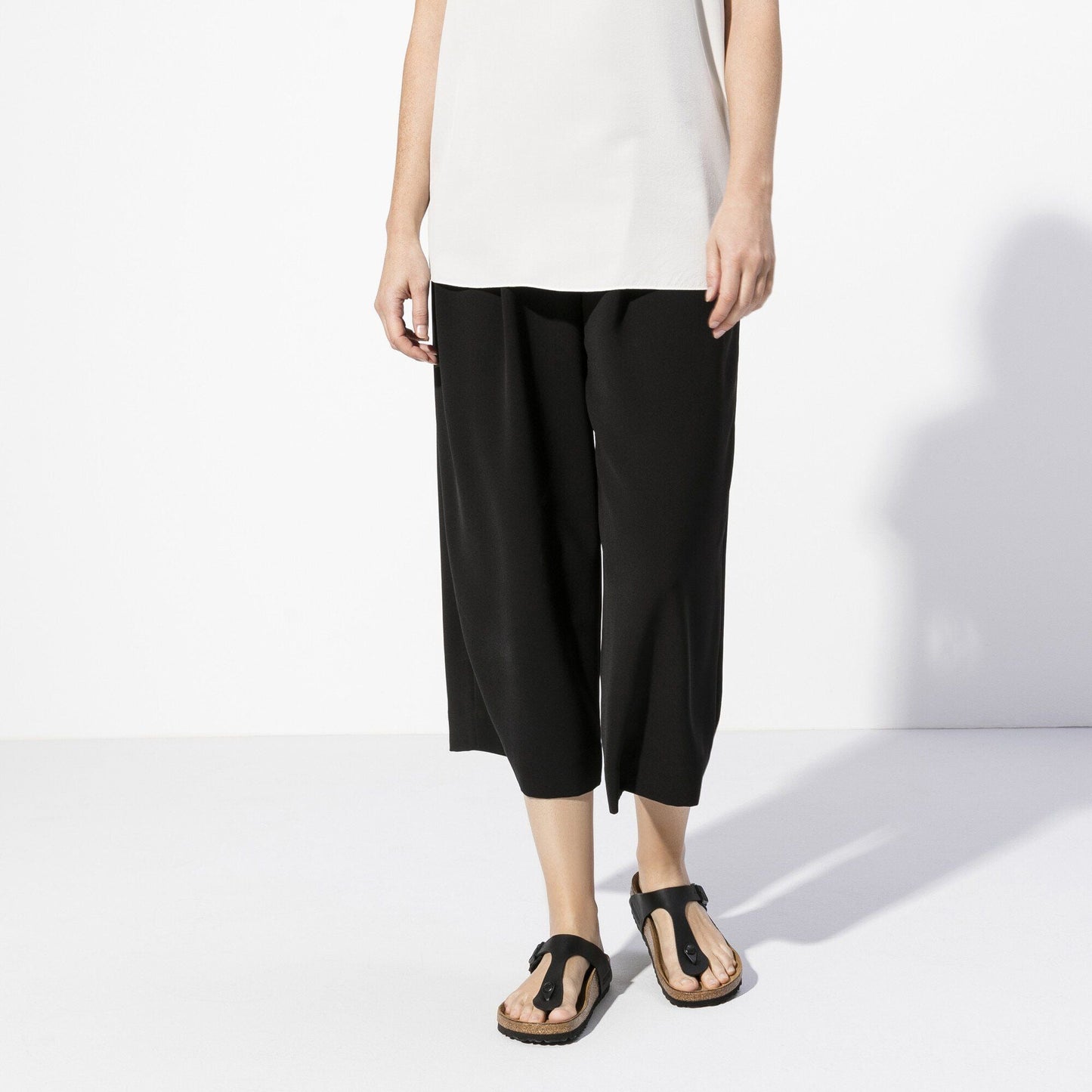 Gizeh | Birko - Flor | Black - sandals - Birkenstock