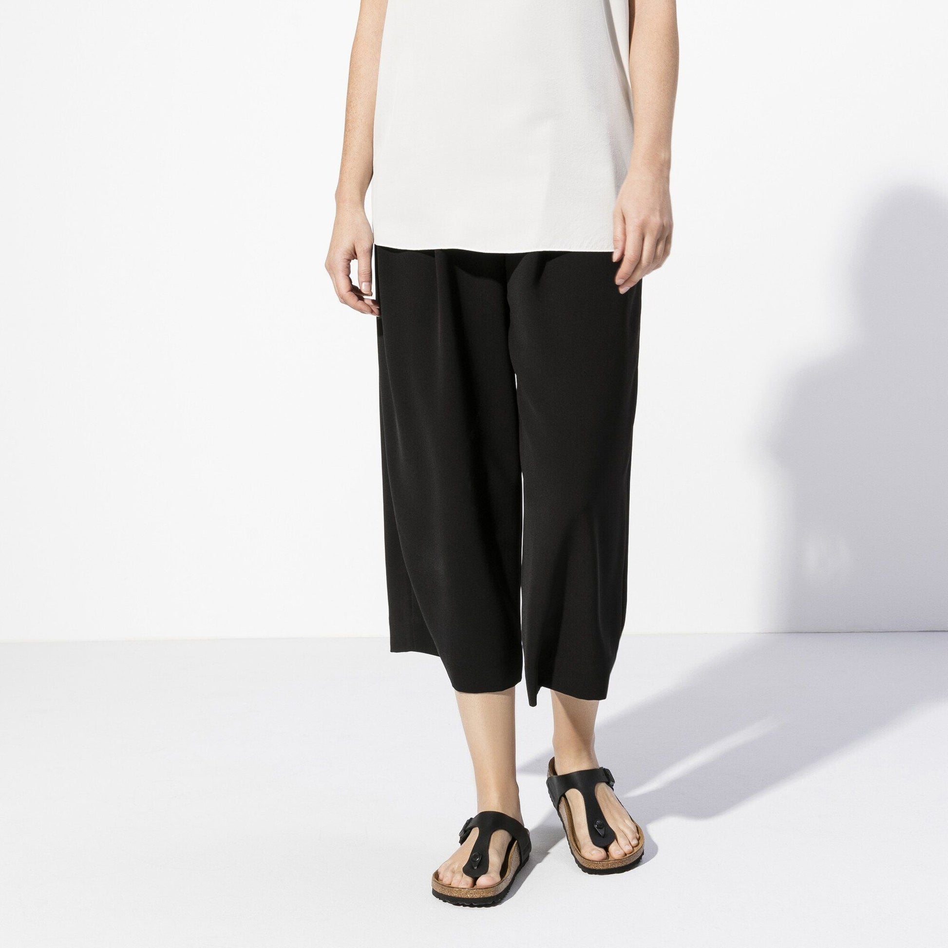 Gizeh | Birko - Flor | Black - sandals - Birkenstock