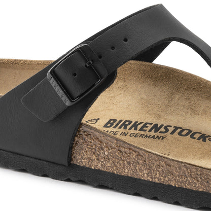 Gizeh | Birko - Flor | Black - sandals - Birkenstock