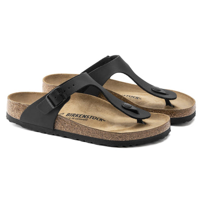 Gizeh | Birko - Flor | Black - sandals - Birkenstock