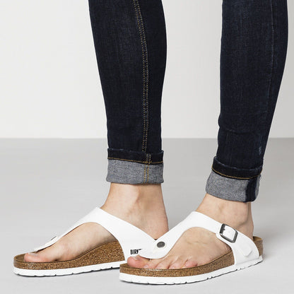 Gizeh | Birko - Flor | White - sandals - Birkenstock