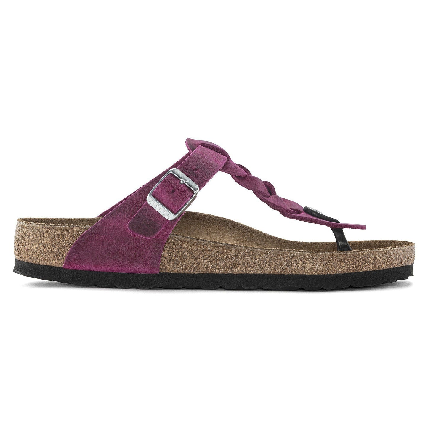 Gizeh Braided | Oiled Leather | Festival Fuchsia - sandals - Birkenstock