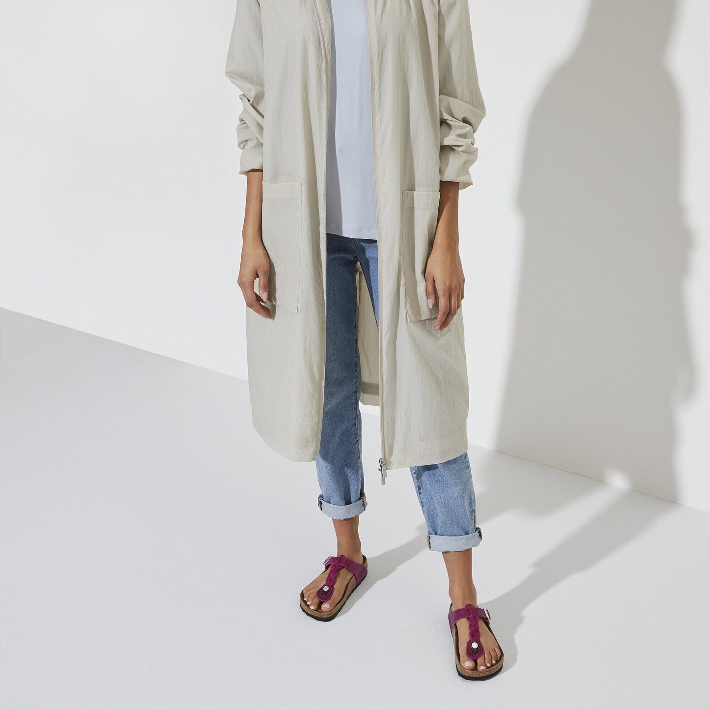 Gizeh Braided | Oiled Leather | Festival Fuchsia - sandals - Birkenstock