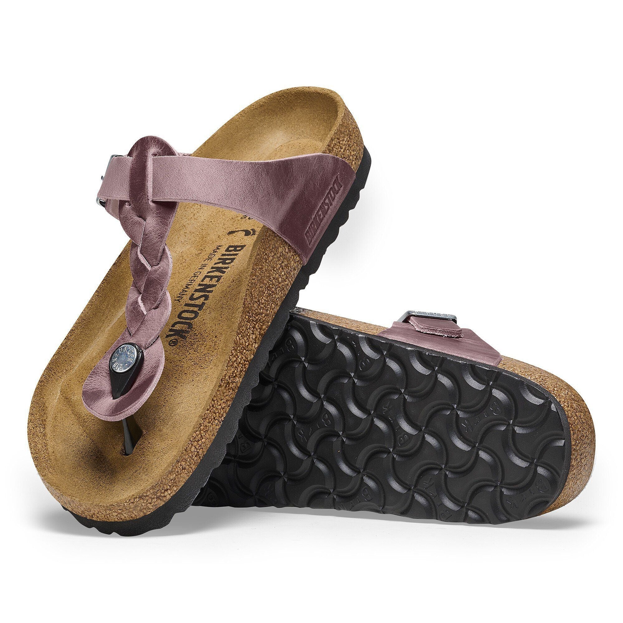 Gizeh Braided | Oiled Leather | Lavender – Birkenstock Midtown