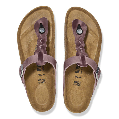 Gizeh Braided | Oiled Leather | Lavender - sandals - Birkenstock