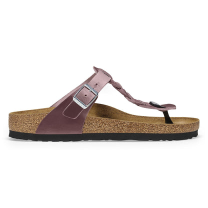 Gizeh Braided | Oiled Leather | Lavender - sandals - Birkenstock