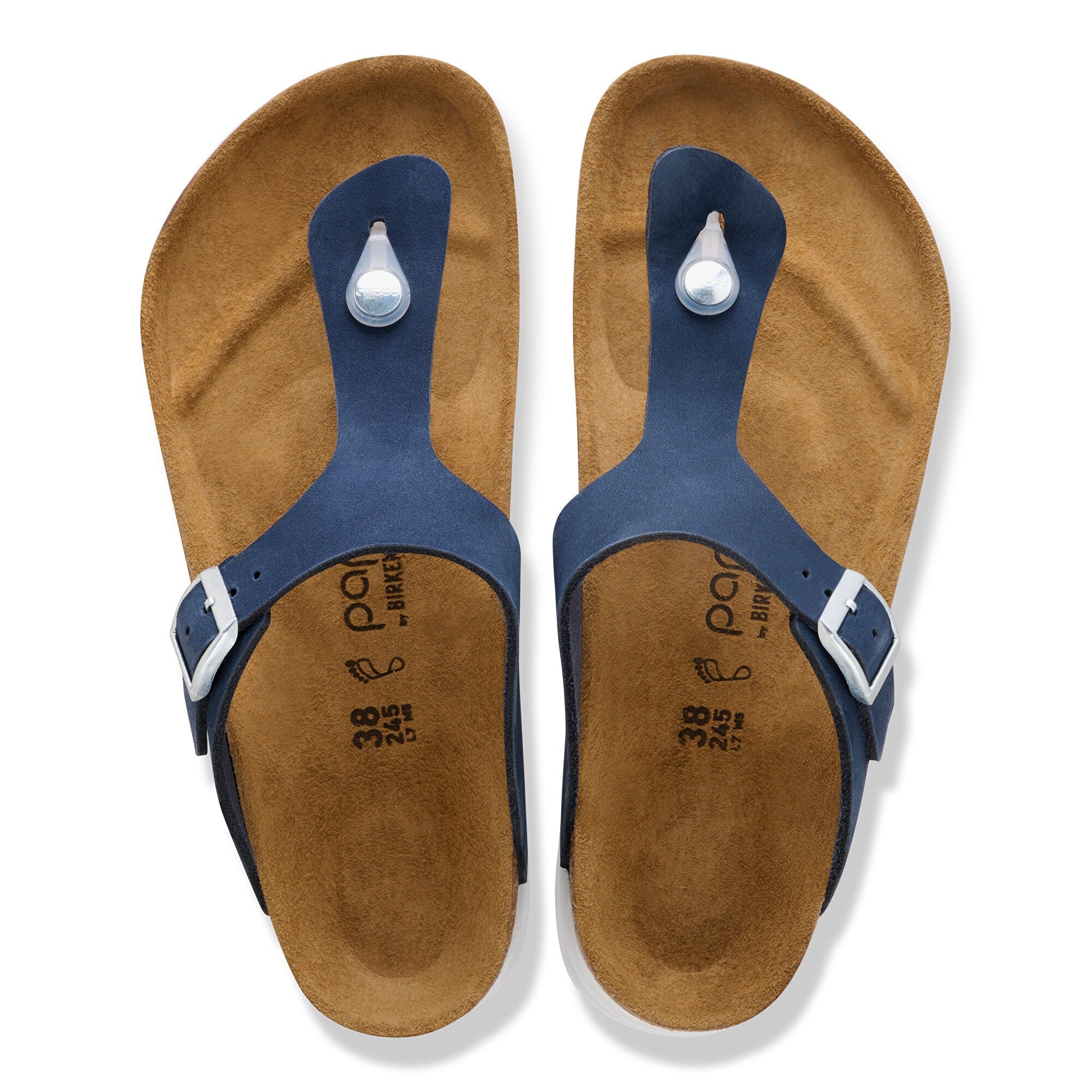Gizeh Flex Platform | Nubuk | New Navy – Birkenstock Midtown