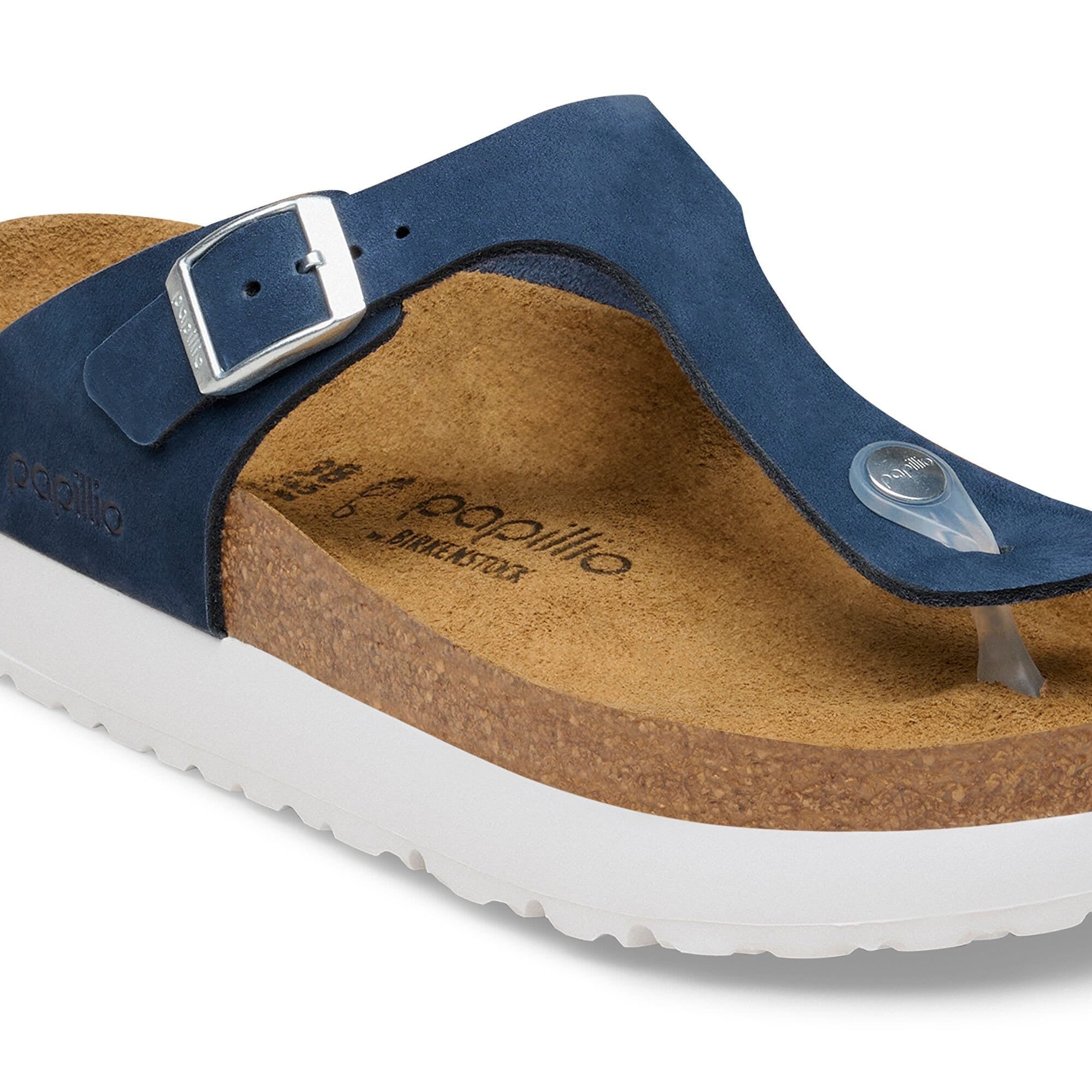 Gizeh Flex Platform | Nubuk | New Navy – Birkenstock Midtown