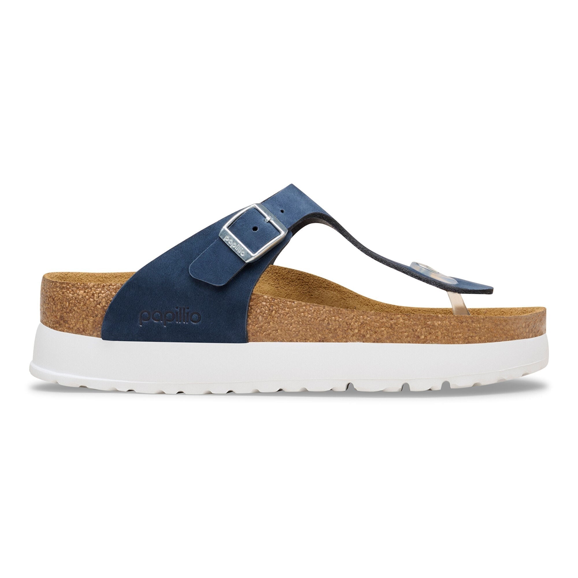 Gizeh Flex Platform | Nubuk | New Navy – Birkenstock Midtown