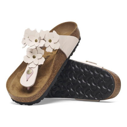 Gizeh Flower | Leather | Light Rose - sandals - Birkenstock
