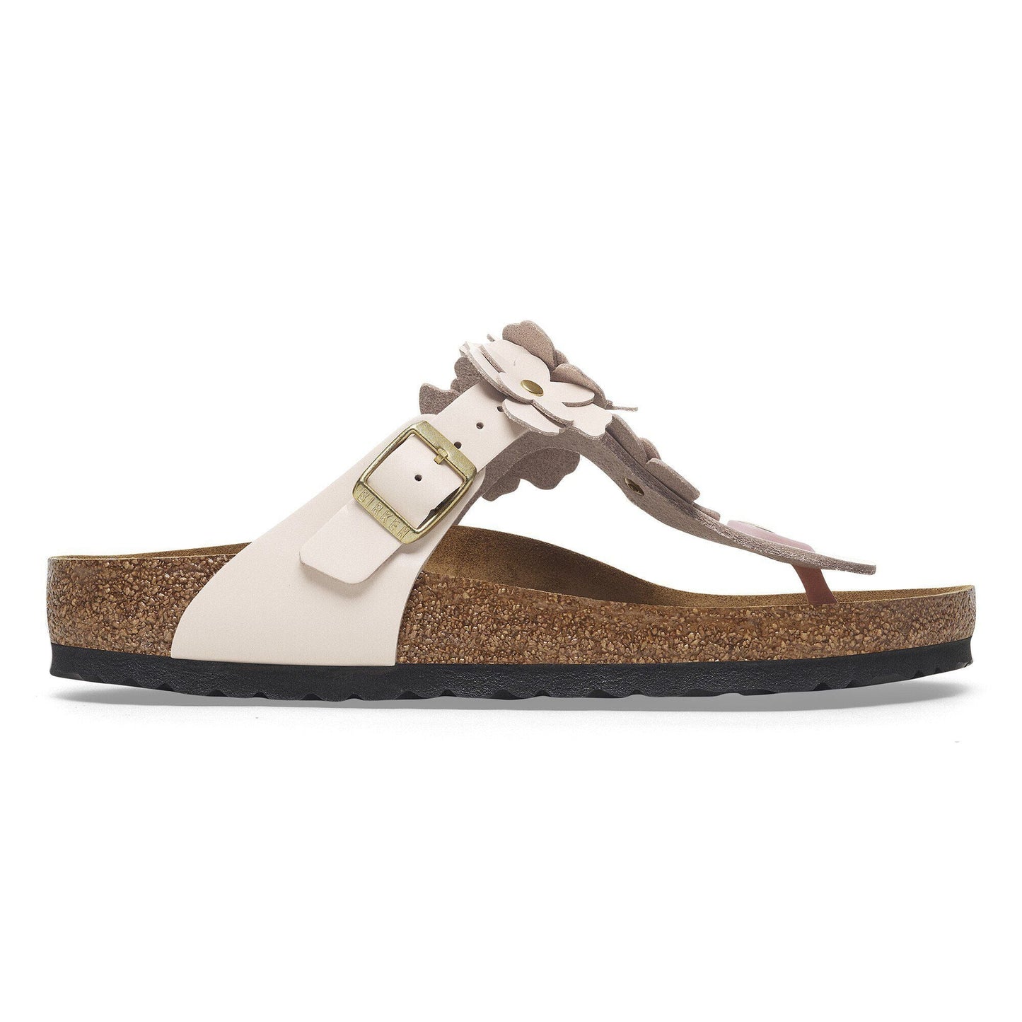 Gizeh Flower | Leather | Light Rose - sandals - Birkenstock