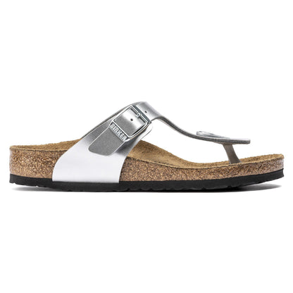 Gizeh | Kids | Birko - Flor | Silver - sandals - Birkenstock