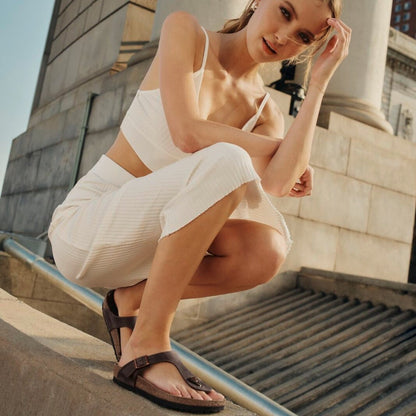 Gizeh | Oiled Leather | Habana - sandals - Birkenstock