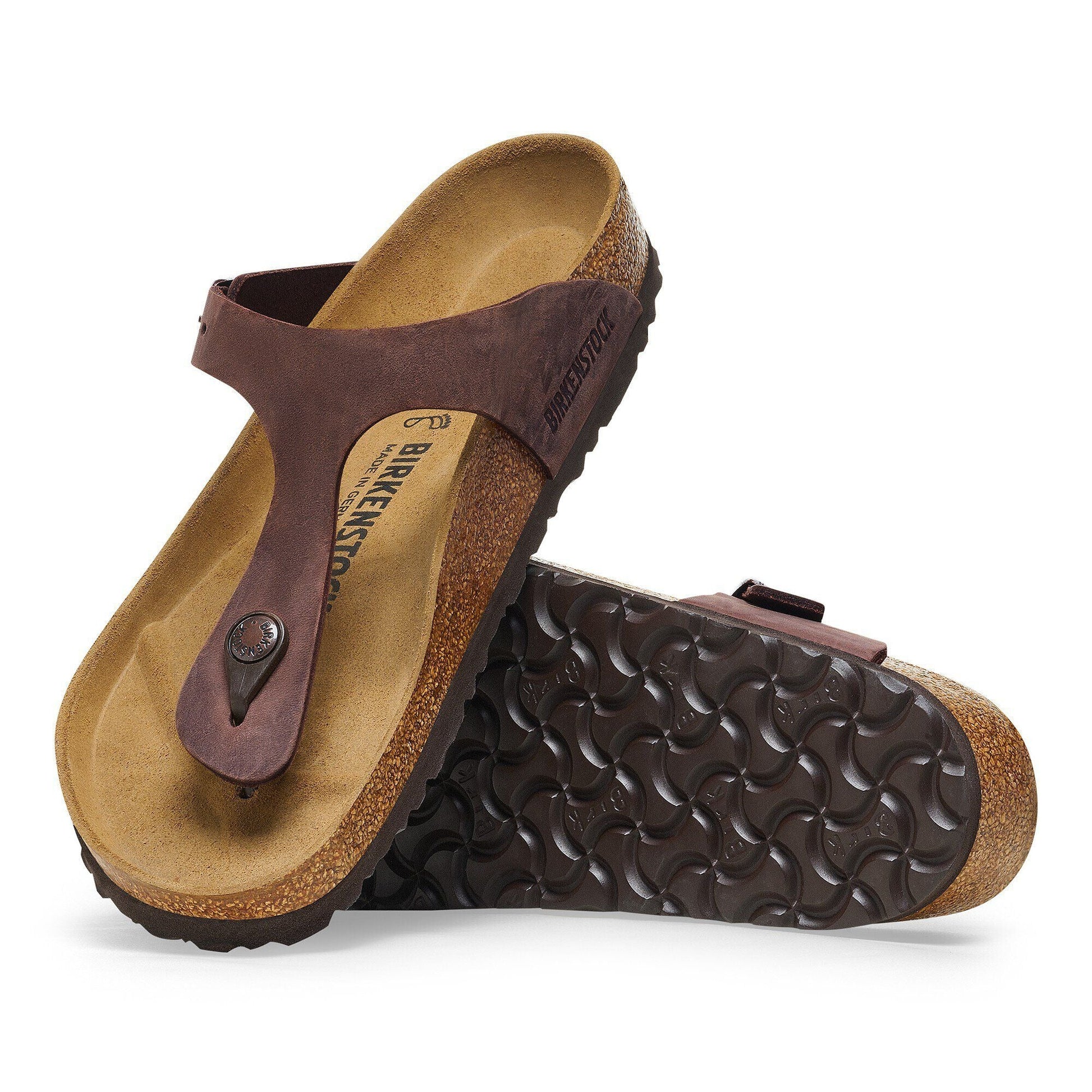 Gizeh | Oiled Leather | Habana - sandals - Birkenstock