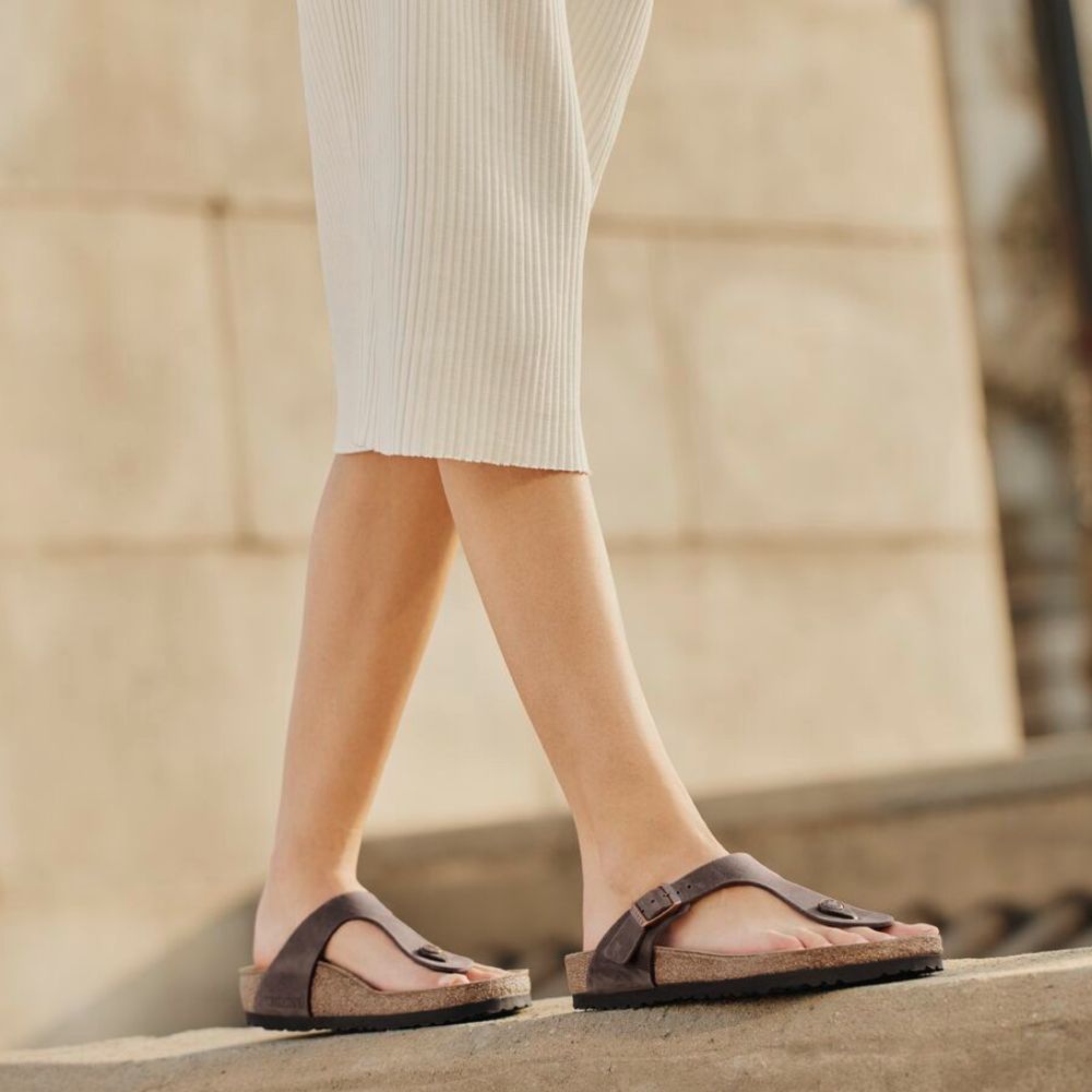 Gizeh | Oiled Leather | Habana - sandals - Birkenstock