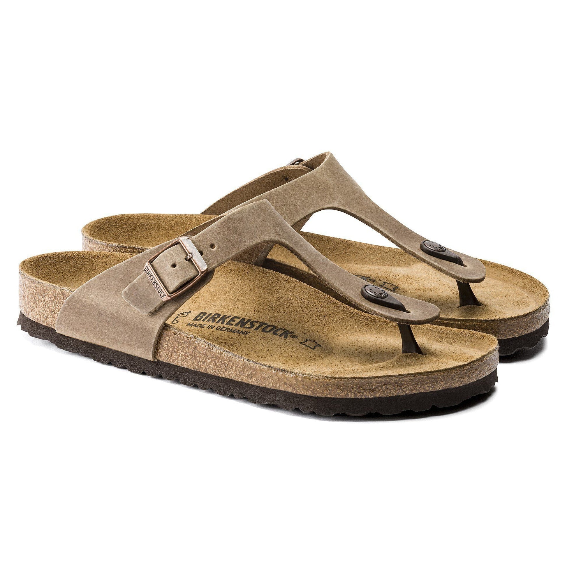 Gizeh | Oiled Leather | Tobacco - sandals - Birkenstock