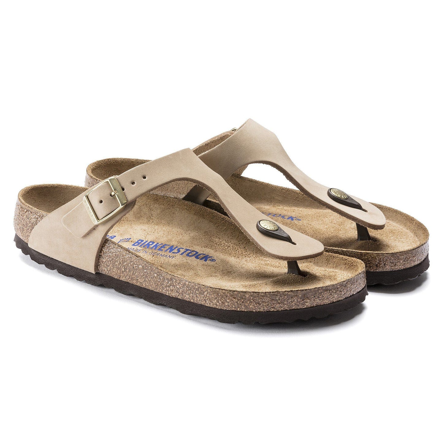 Gizeh | Soft Footbed | Nubuck | Sandcastle - sandals - Birkenstock