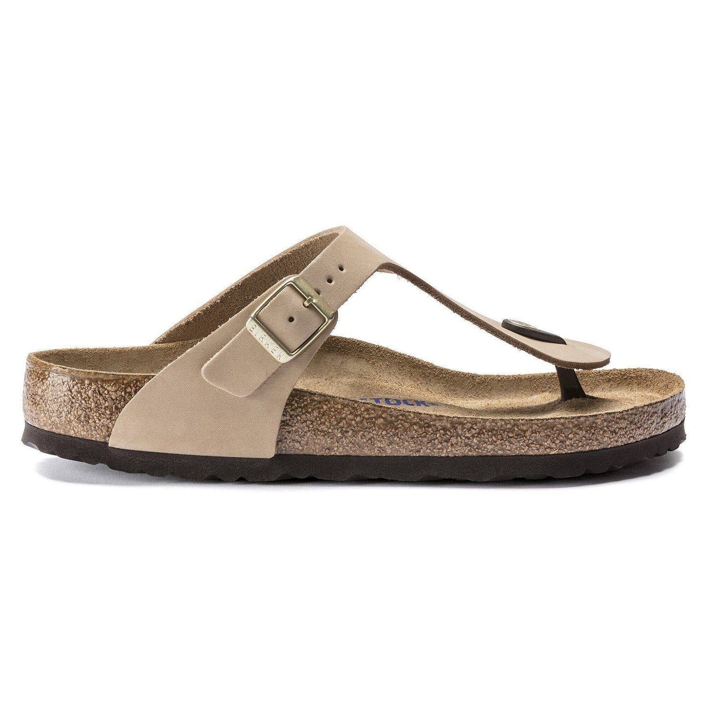 Gizeh | Soft Footbed | Nubuck | Sandcastle - sandals - Birkenstock