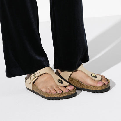 Gizeh | Soft Footbed | Nubuck | Sandcastle - sandals - Birkenstock