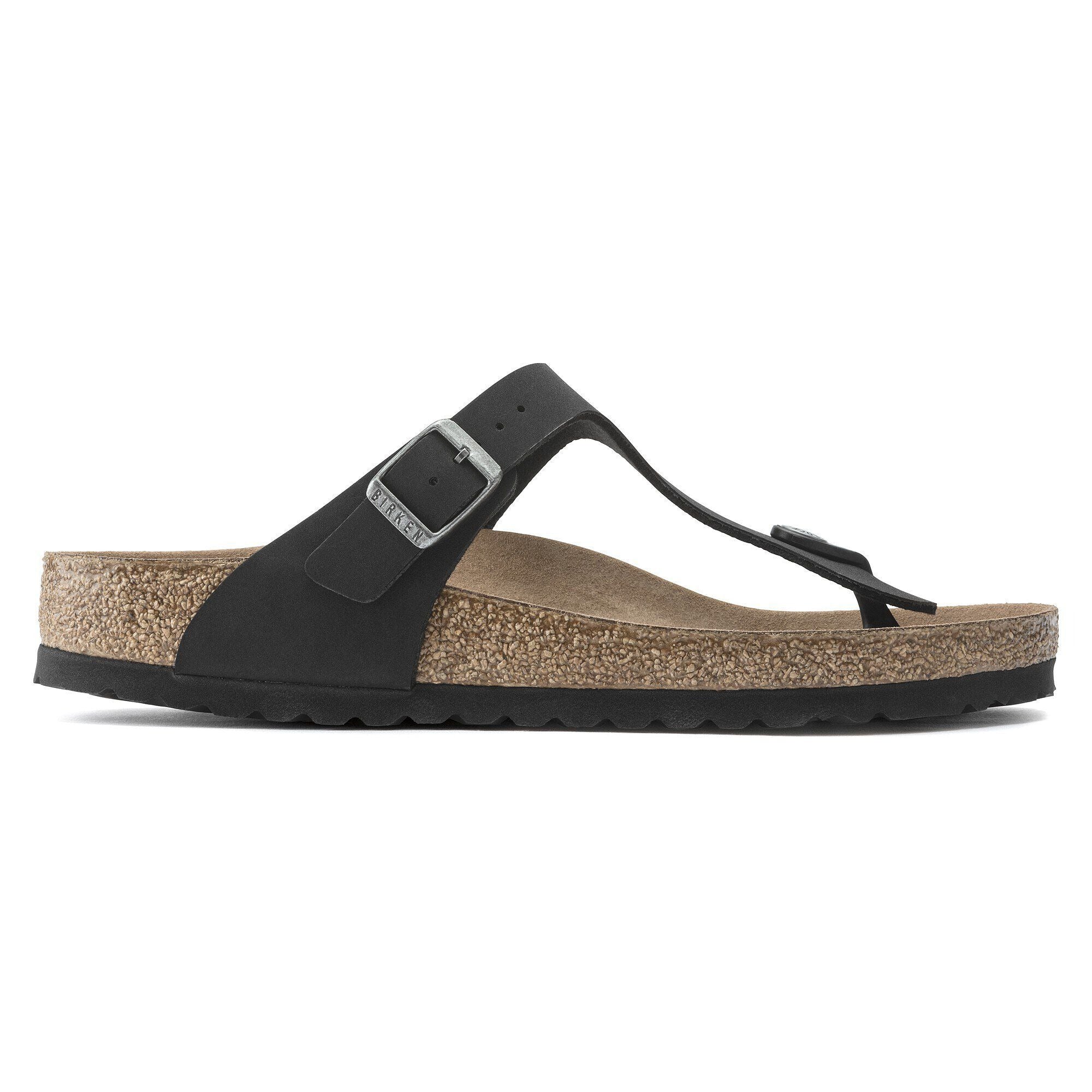 Gizeh | Vegan | Birkibuc | Black – Birkenstock Midtown