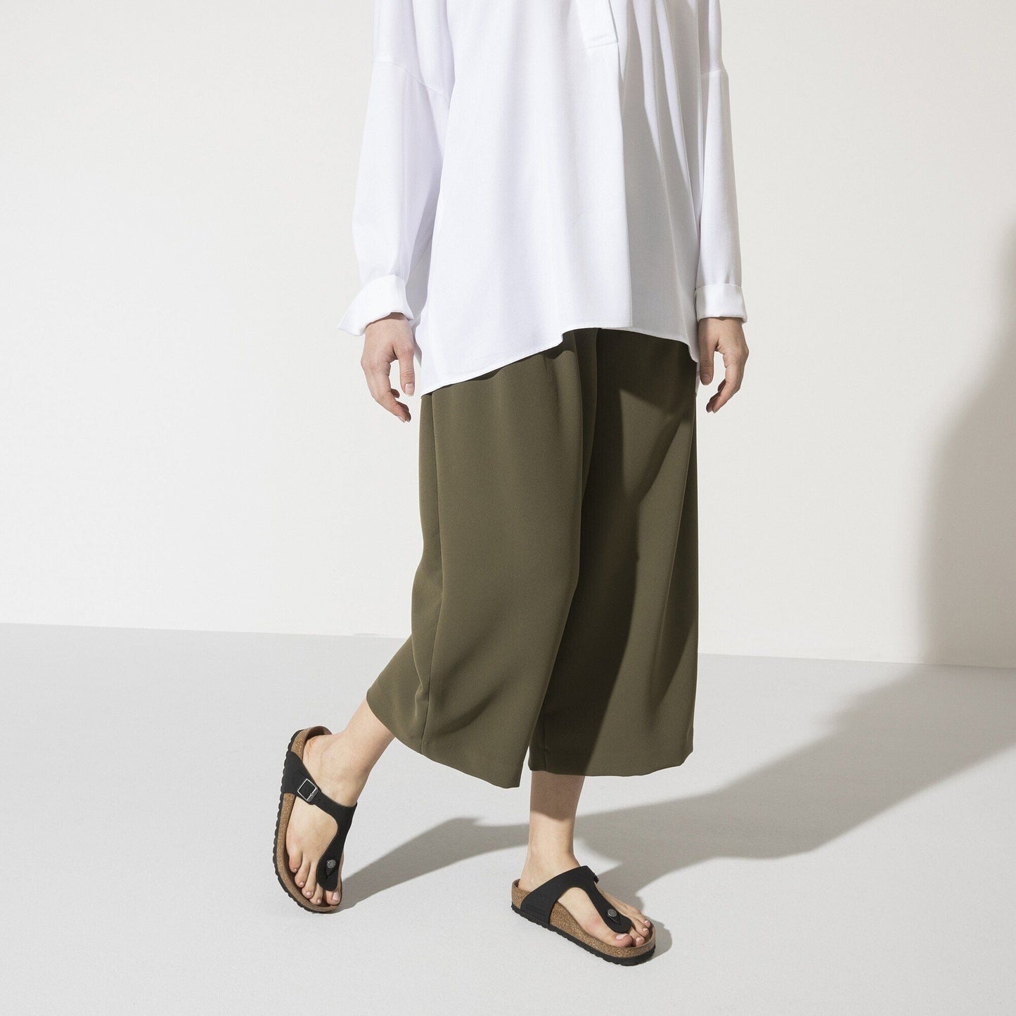 Gizeh | Vegan | Birkibuc | Black - sandals - Birkenstock