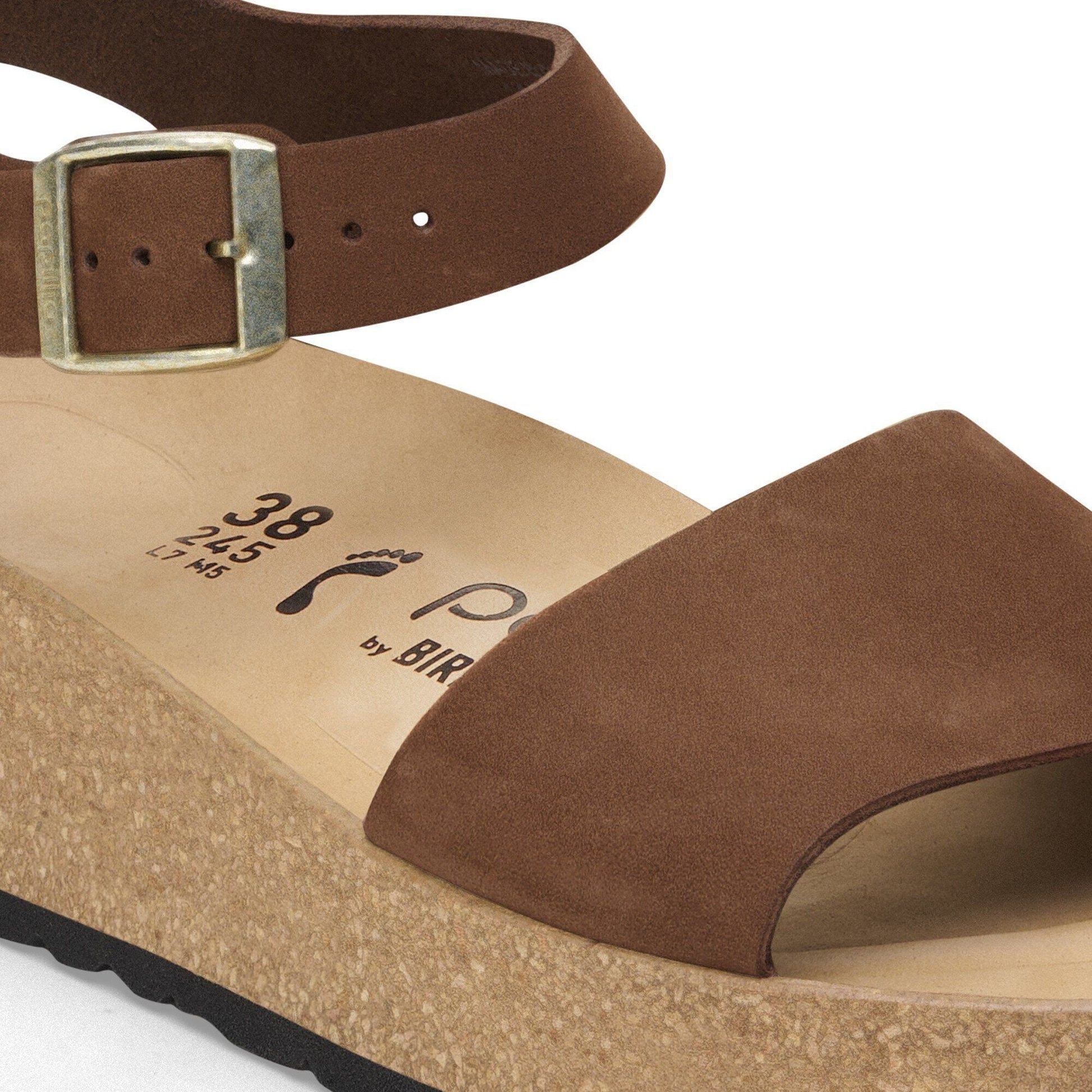 Glenda | Nubuck | Dark Tea - sandals - Birkenstock