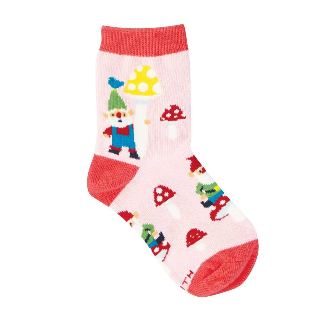 Gnome Garden | Kids | Pink - socks - Socksmith