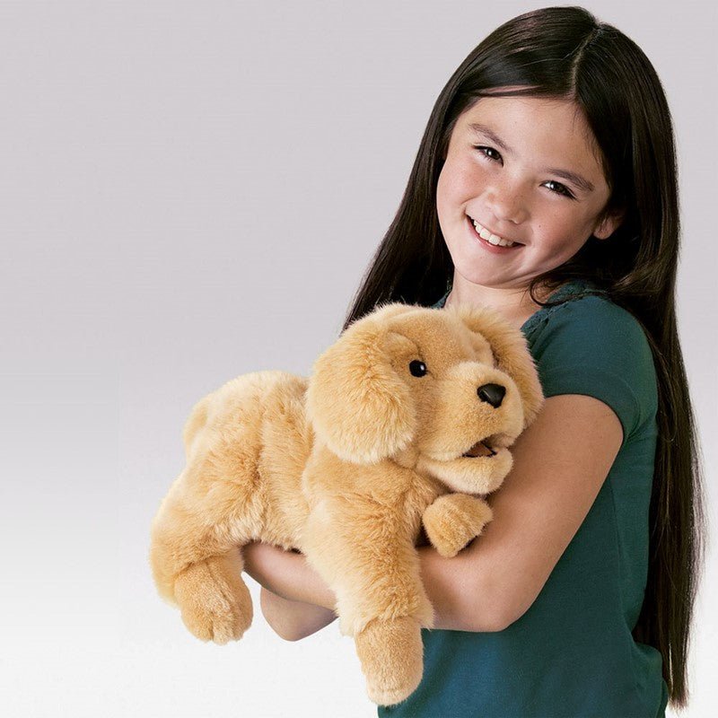 Golden Retriever Puppy Puppet - TOY - FOLKMANIS