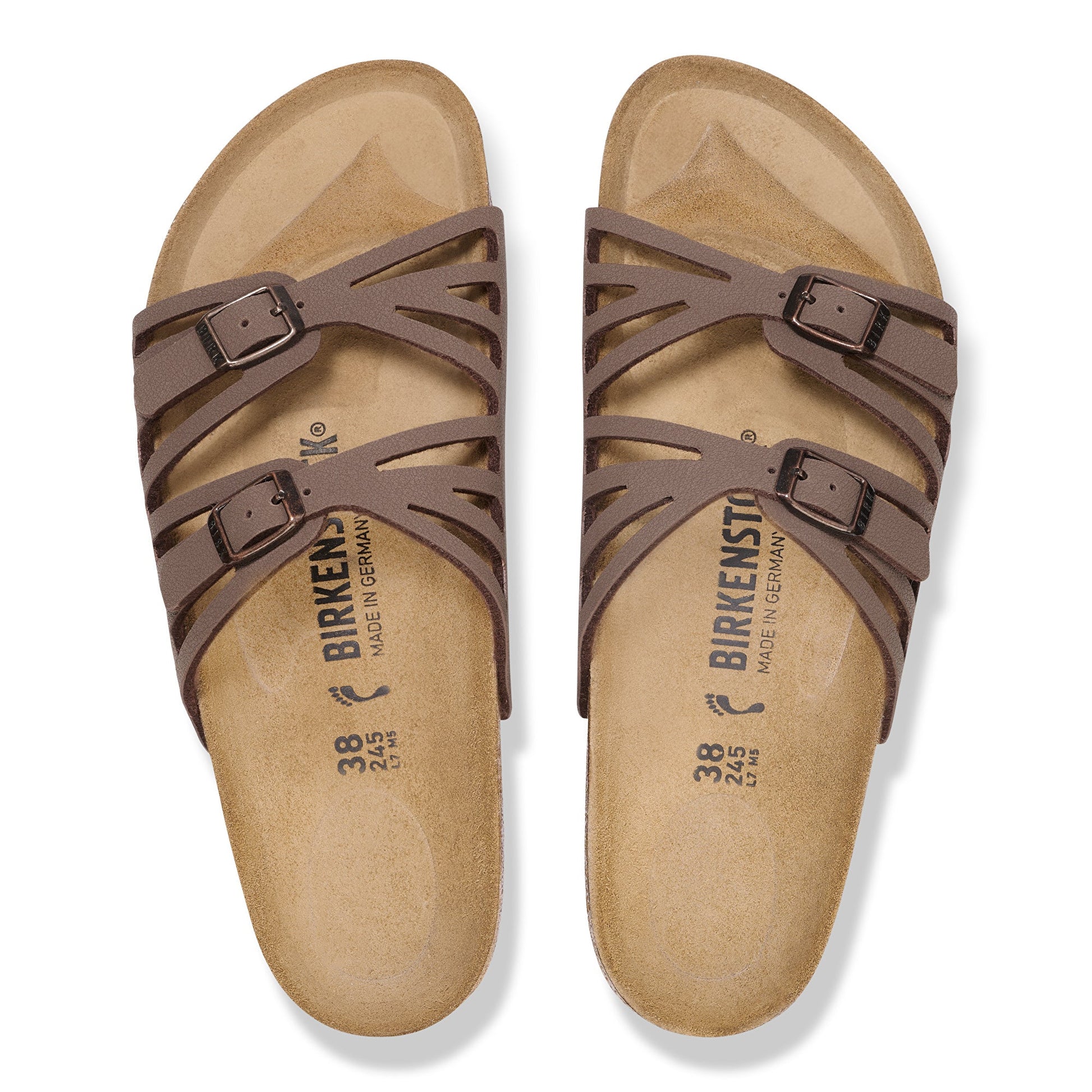 Granada | Birkibuc | Mocha - sandals - Birkenstock