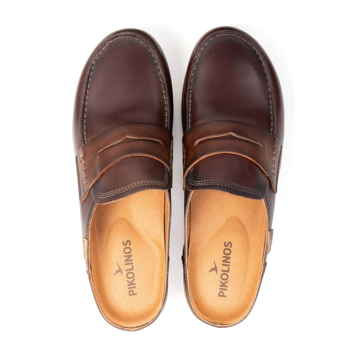 Granada Loafer | Leather | Caoba - clog - Pikolinos