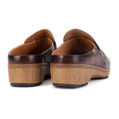 Granada Loafer | Leather | Caoba - clog - Pikolinos