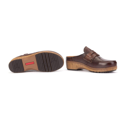 Granada Loafer | Leather | Caoba - clog - Pikolinos