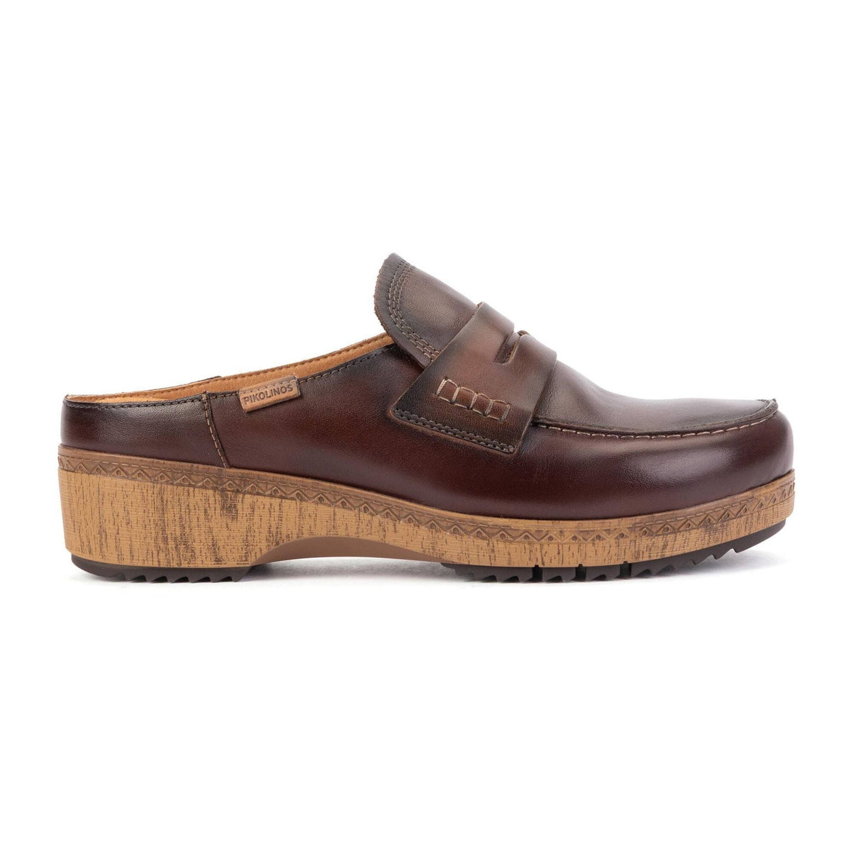 Granada Loafer | Leather | Caoba - clog - Pikolinos