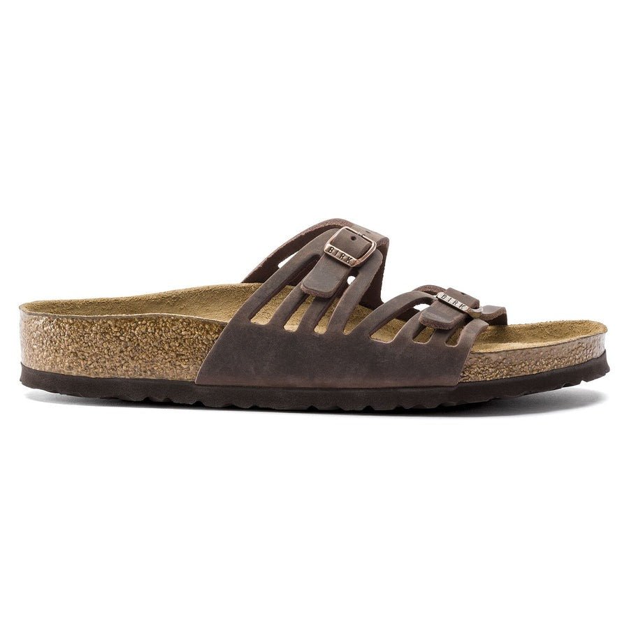 Granada | Soft Footbed | Oiled Leather | Habana Brown - sandals - Birkenstock